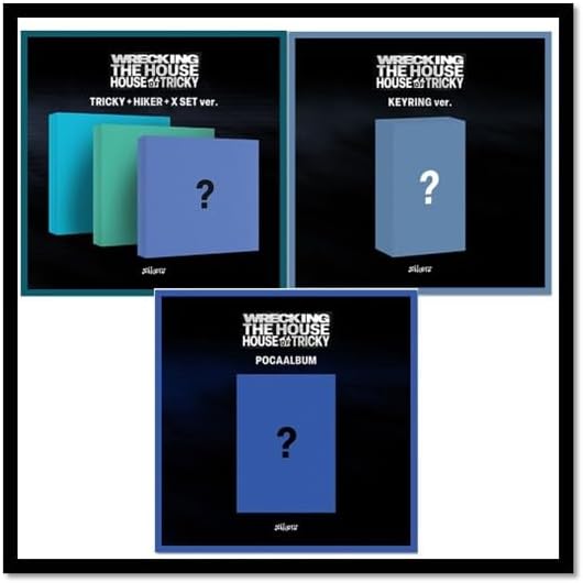 xikers HOUSE OF TRICKY : WRECKING THE HOUSE [3 Standard + 1 Keyring + 1 POCAALBUM All 5 Set] 6th Mini Album
