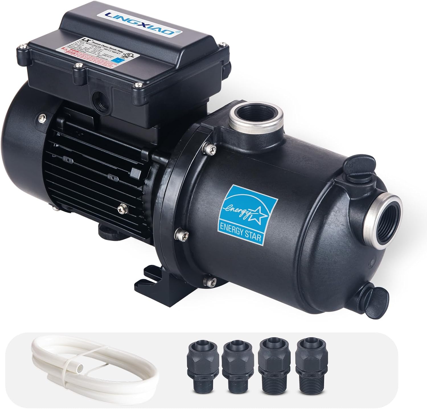 Pool Booster Pump 3/4HP, (230V or 115V) Compatible for Polaris PB4-60 Booster Pump with Fast Connect Install Kit for Pressure Pool Cleaner PB460 180-480, Energy Star Specification
