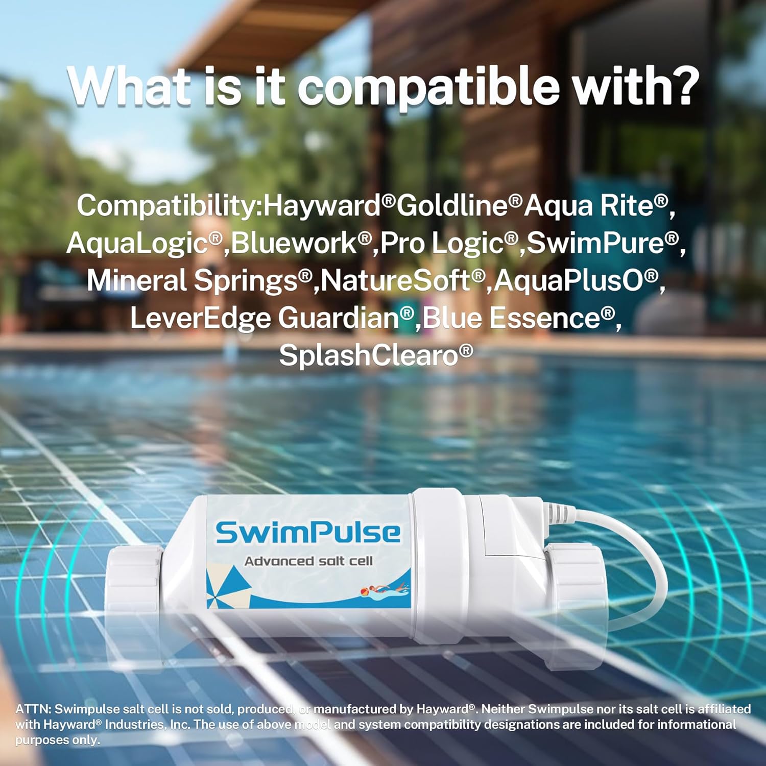 Salt Cell Plate Up to 40,000 Gallons Swimming Pool Salt Chlorine Generator, Salt Cell for Pool Fits for Hayward W3T-CELL-15 BLW1T15H