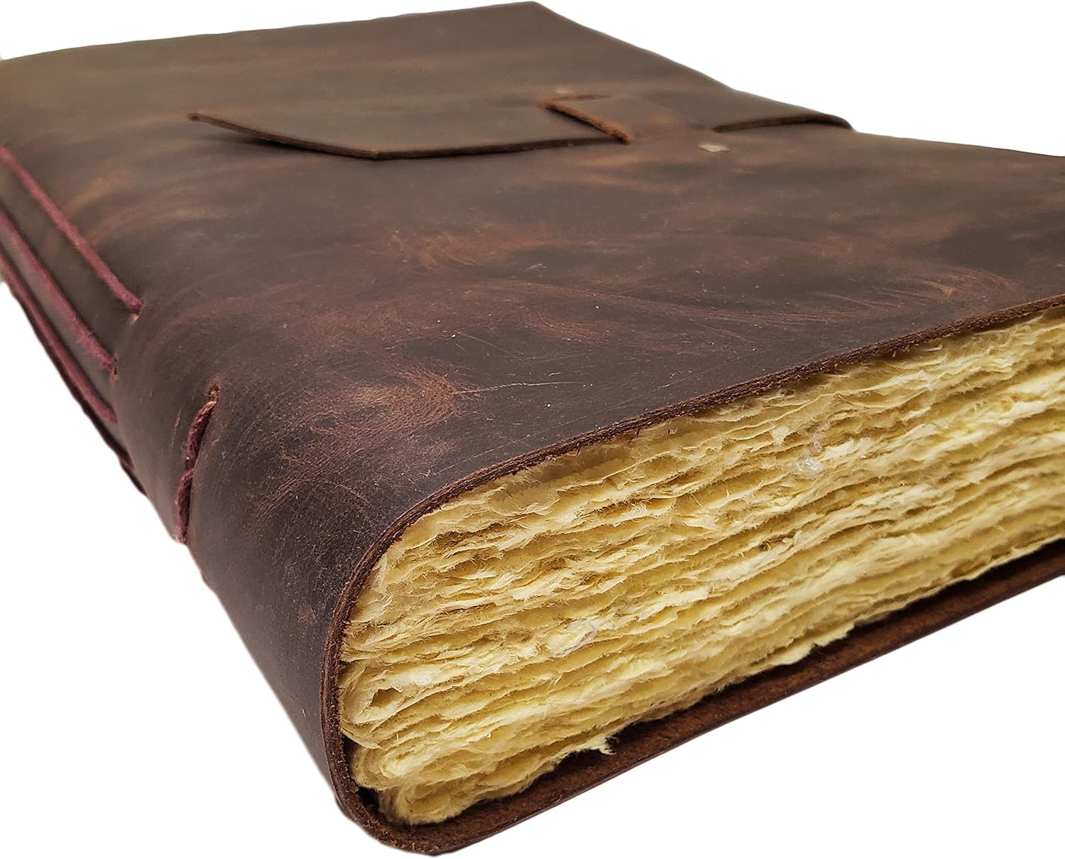 Large Genuine Leather Journal and Sketchbook with Gift Box - 320 Pages - 9 x 12