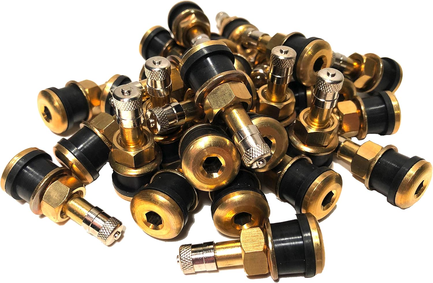 KEX Fifty TR501 Straight Brass Clamp in Tubeless 1.5 inch Truck or Bus Valve Stems