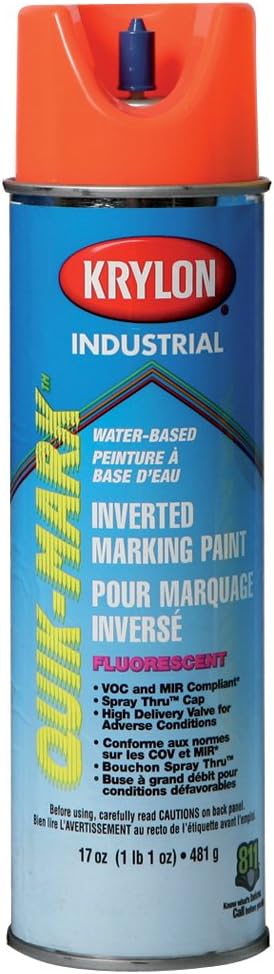 Krylon Upside Down Marking Paint Alert Orange (Pack of 12)