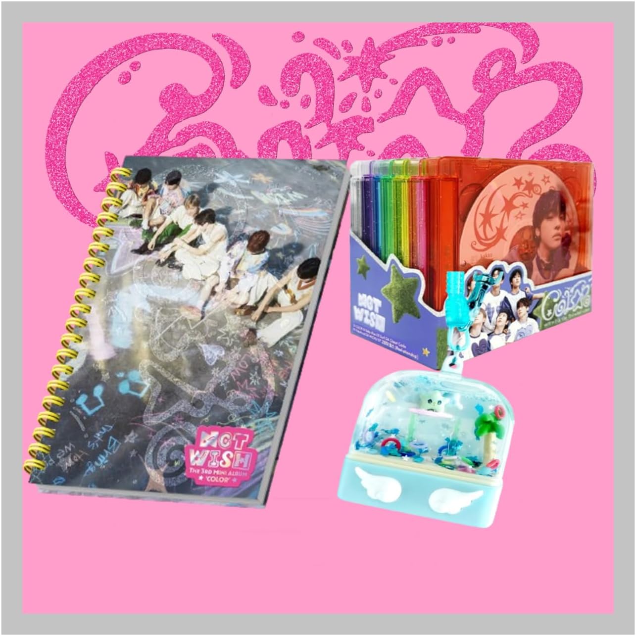N'CT W'ISH COLOR 3rd Mini Album with Tracking Sealed (3 Version Set(Photobook+1Jewel+Surf))
