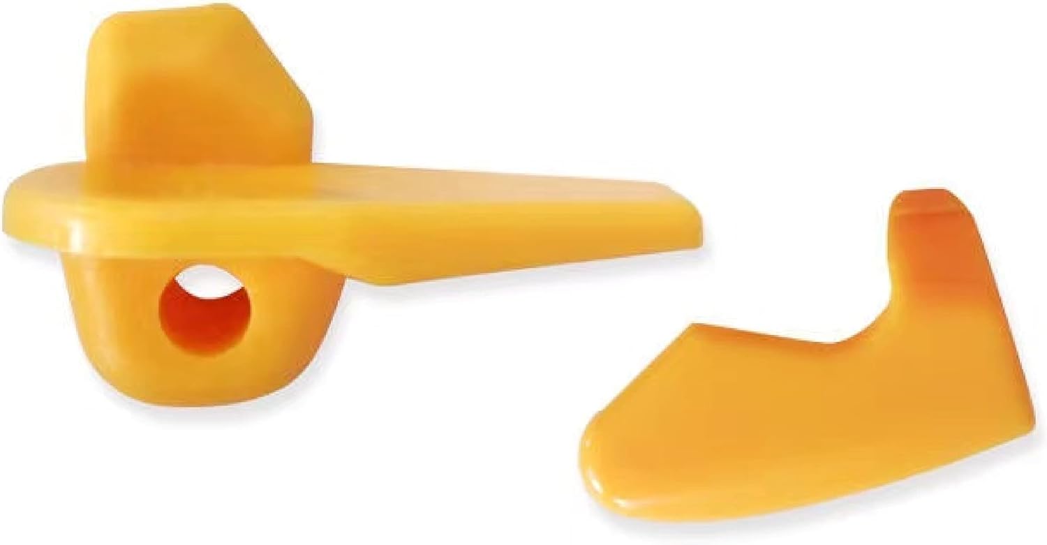 Tire Changer Plastic Insert, Tire Machine Guard, Wheel Rim Edge Protector for Mount Duck Head, Nylon Tyre Demount Fitting Head Part, 6 Front (Upper) + 6 Rear (Lower) Insert Kit/Pack, 5 Packs, 16YCM