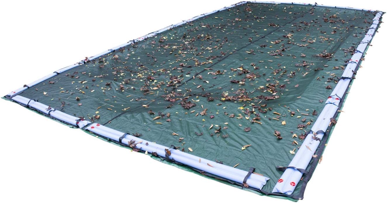 Robelle 30 x 50 ft Extra Heavy Duty Leaf Net Winter Pool Cover for Inground Pools, 4 ft Overlap (34 x 54 ft Cover Size), Extra Heavy Duty Net, 4-Year Warranty, Style: 253050R