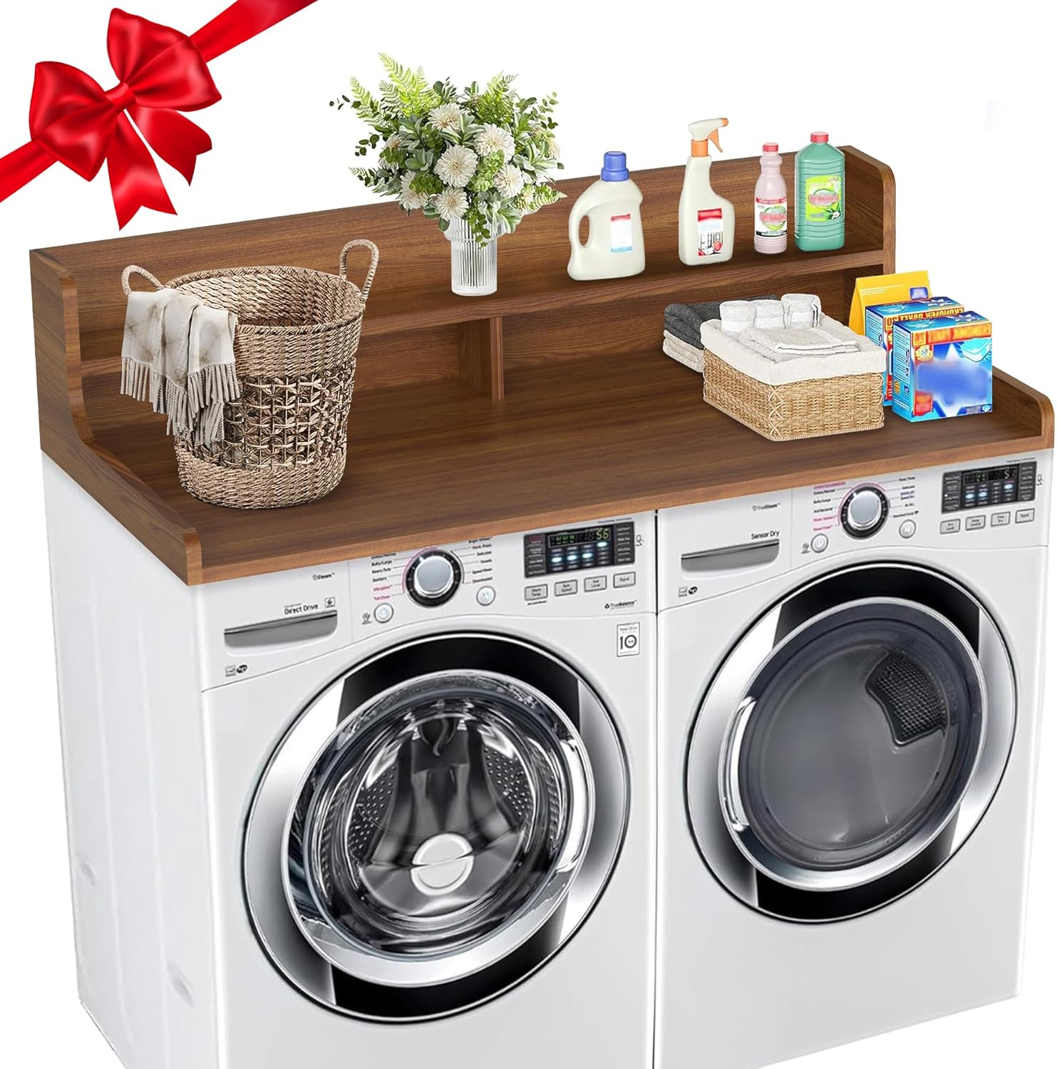 2-Tier Washer Dryer Countertop with 3