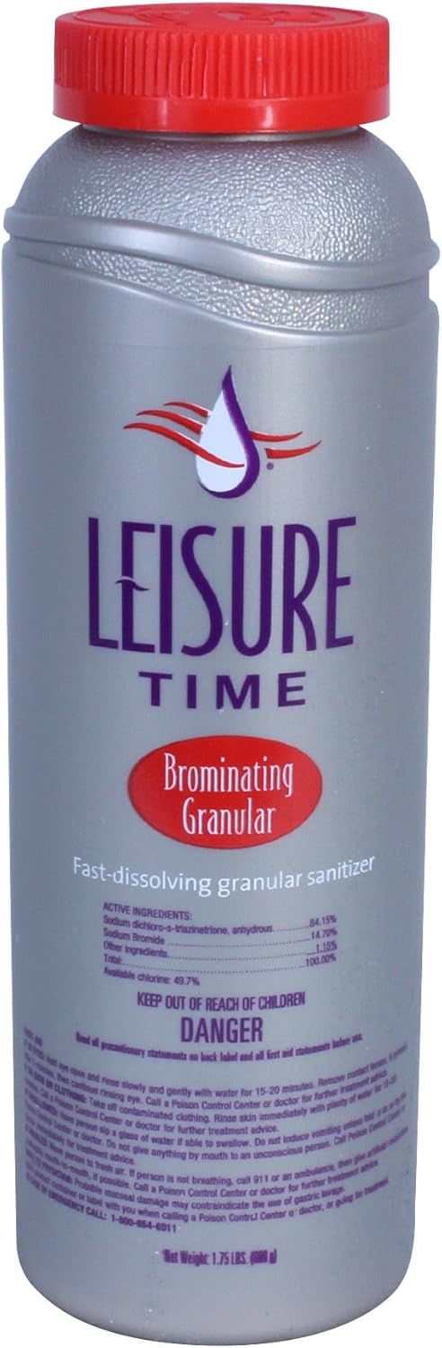 Leisure Time 45435-12 Brominating Granular for Spas and Hot Tubs (12 Pack), 1.75 lb