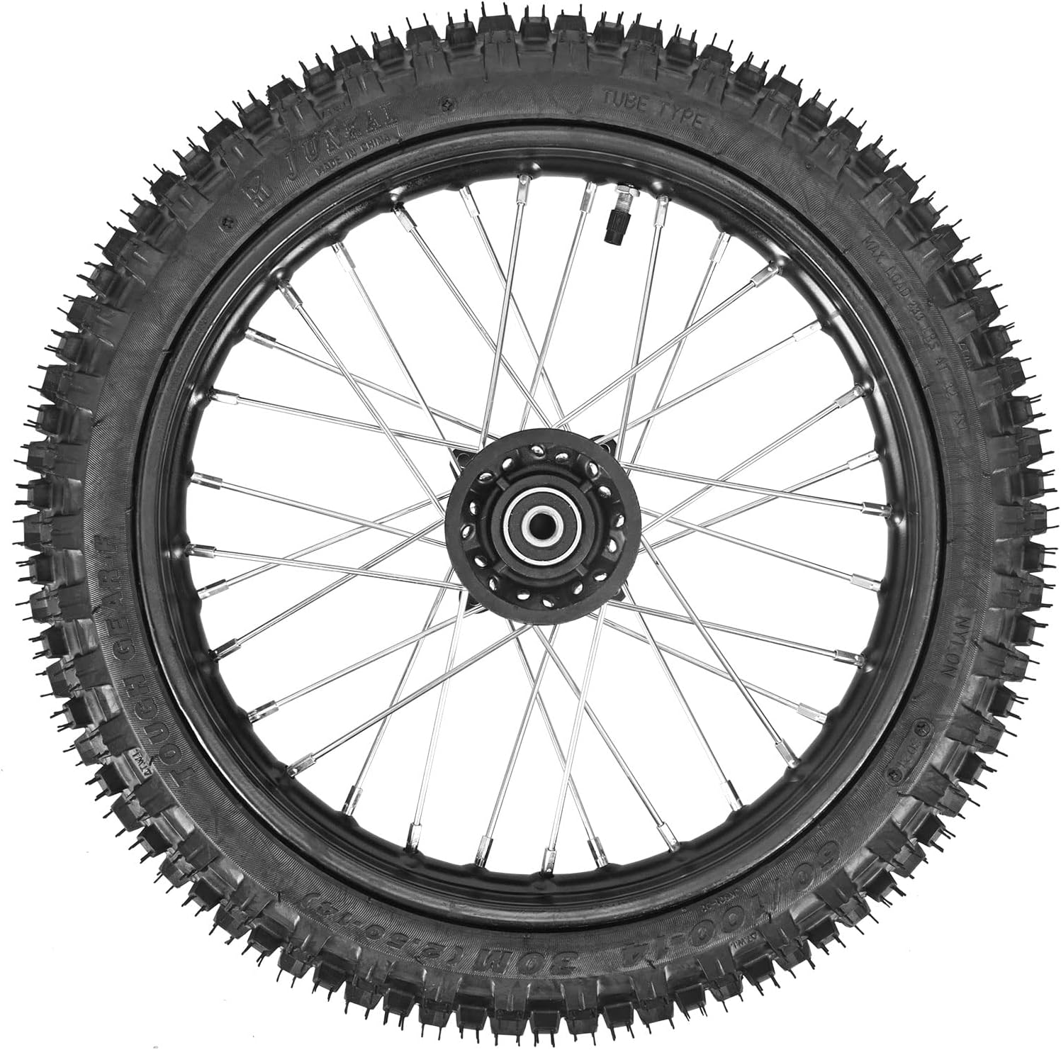 Front 60/100-14 Tire Wheel Rim With 12mm Bearing For Dirt Pit Bike (60/100-14(12mm inner bearing))