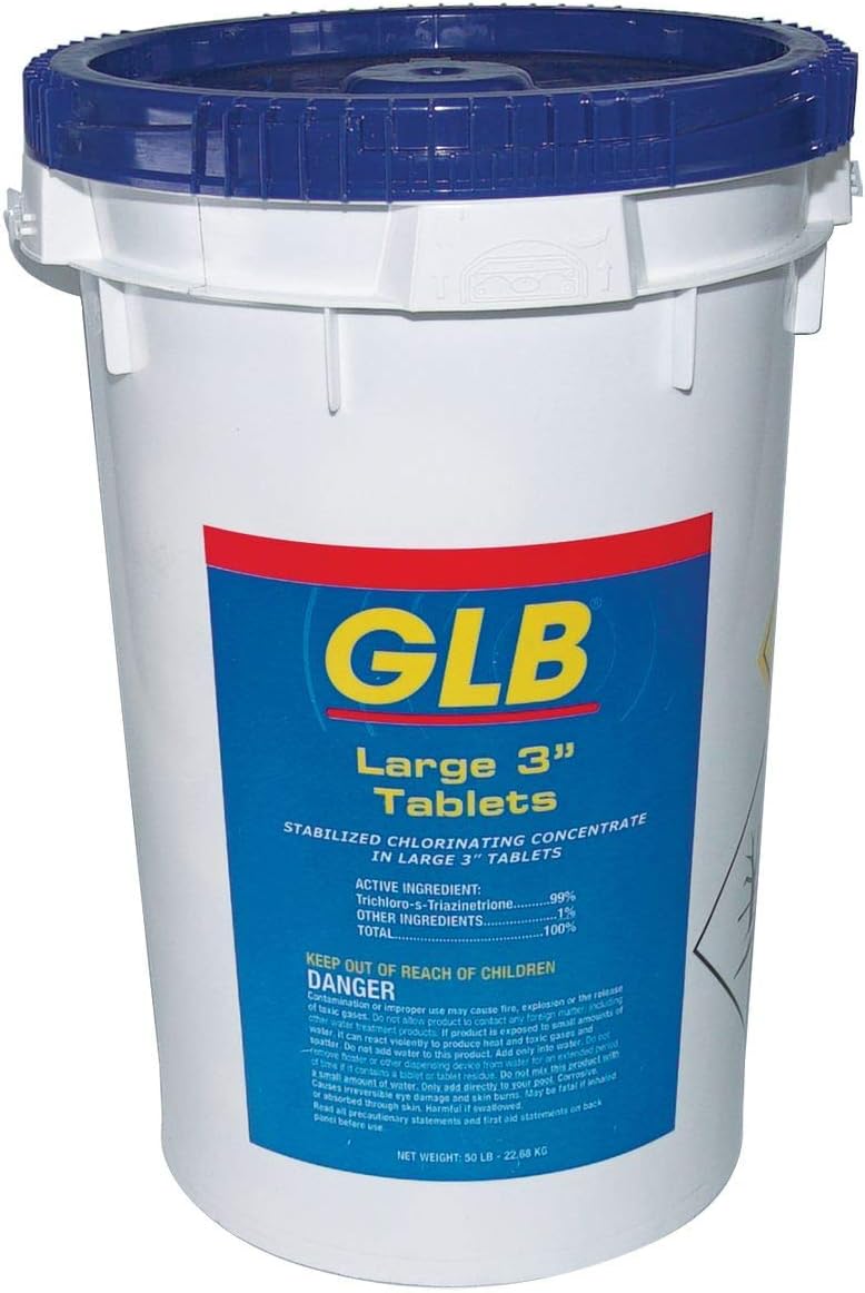 GLB Large 3inch tabs for Pool 50lb