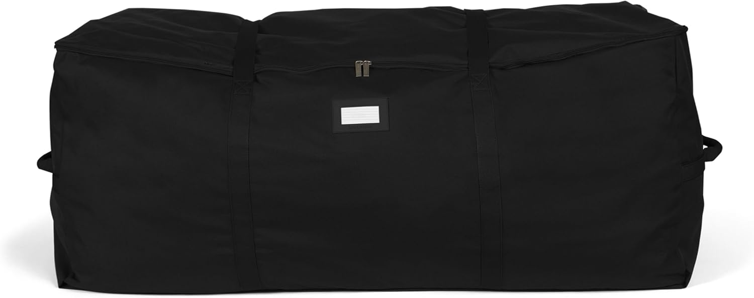 Covermates Keepsakes Christmas Tree Rolling Cinch Bag - Superior Protection - Padded Handles - Holiday Storage, Red