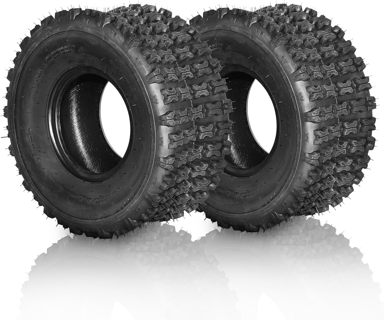 MOTORHOT Set of 2 22x10-9 ATV Tires 22x10x9 Rear Quad Sport Tires All Terrain UTV 22x10.00-9 Tubeless 6PR Mud Sand Snow Tire
