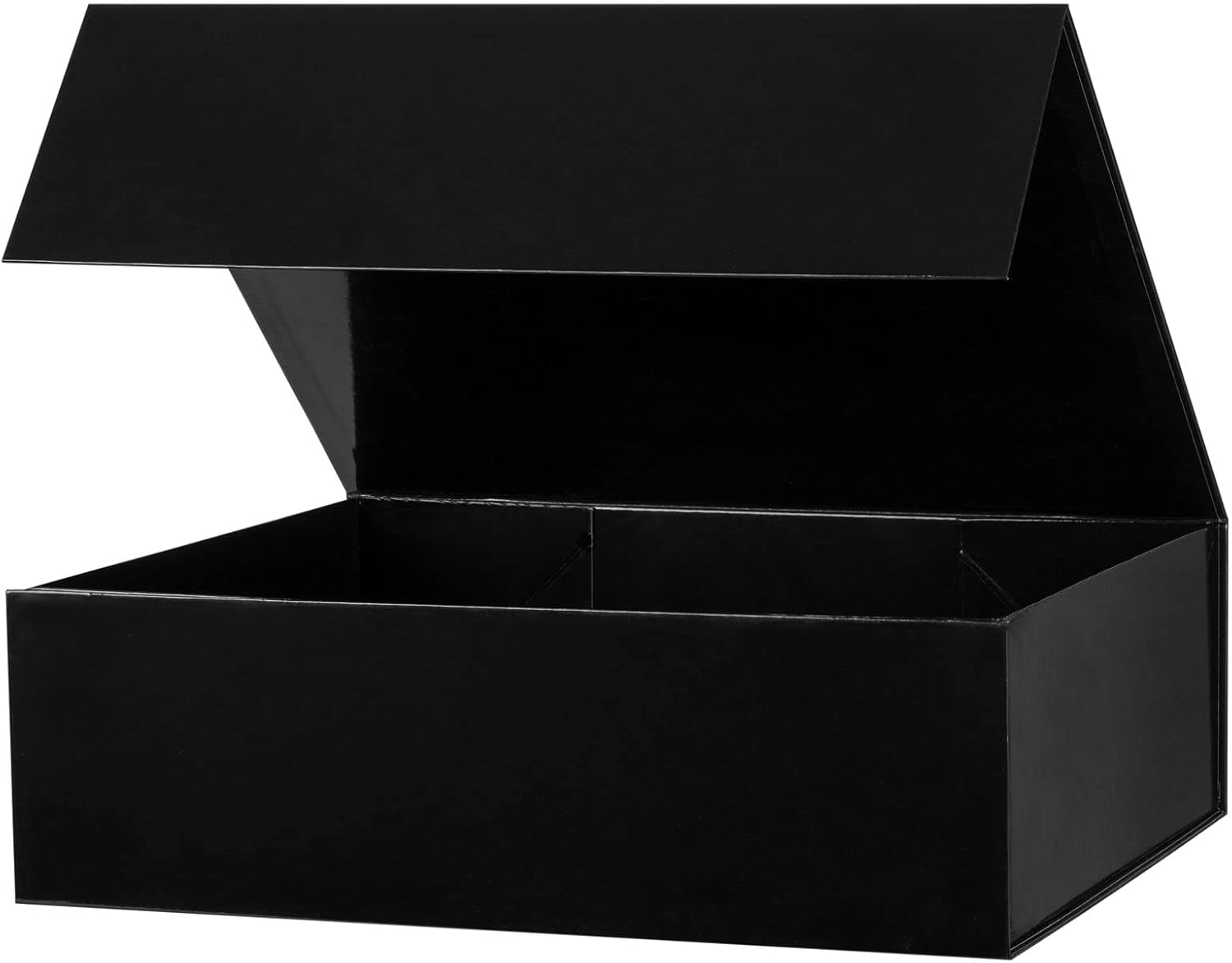 Extra Large Black Gift Box 19x16x6 Inches, Huge Gift Box, Large Gift Box with Lid Magnetic Closure, Groomsman Proposal Box, Rectangle Collapsible Gift Boxes for Wedding Dress 3 Packs