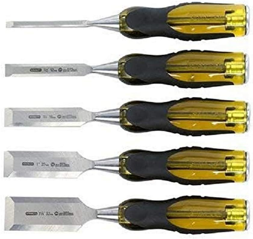 Stanley Fatmax 5 Piece Bevel Edge Chisel Set