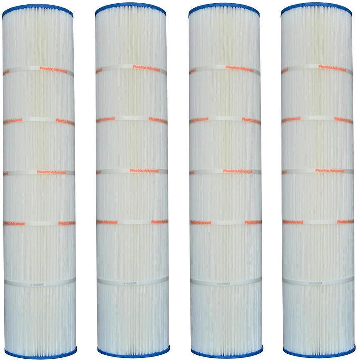 Pleatco Filtration PA137-PAK4-EC Pool Filter Cartridge Replacement for Unicel: C-7490-4, OEM Part Numbers: CX1380-RE
