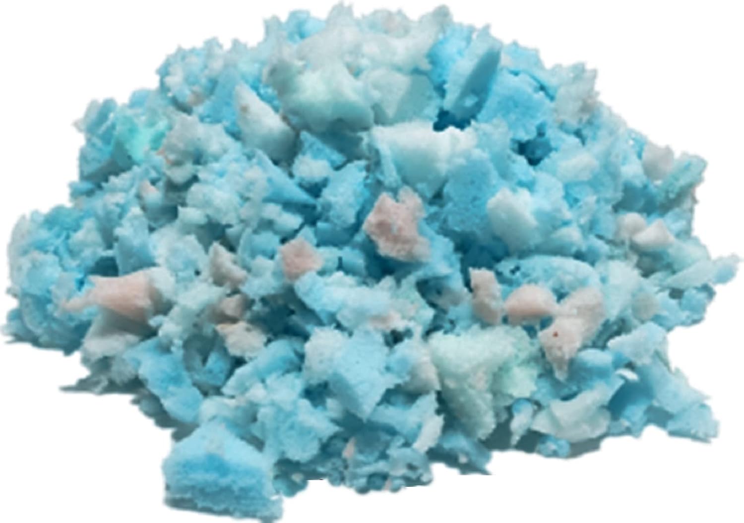 Shredded Memory Foam - Craft Foam - Replacement Fill for Pillows, Bean Bags, Sofa Chair Cushion, Dog Beds, Stuffed Animals, Upholstery Furniture Couch (40 lbs), Mix