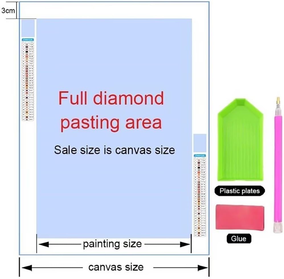 Diamond Painting Kits for Adults,Large 5D DIY Red Rose Diamond Art Kits Beginners Full Drill Round/Square Rhinestone Embroidery Cross Stitch Gem Art Painting for Home Decor Gift 80x160cm/32x62in