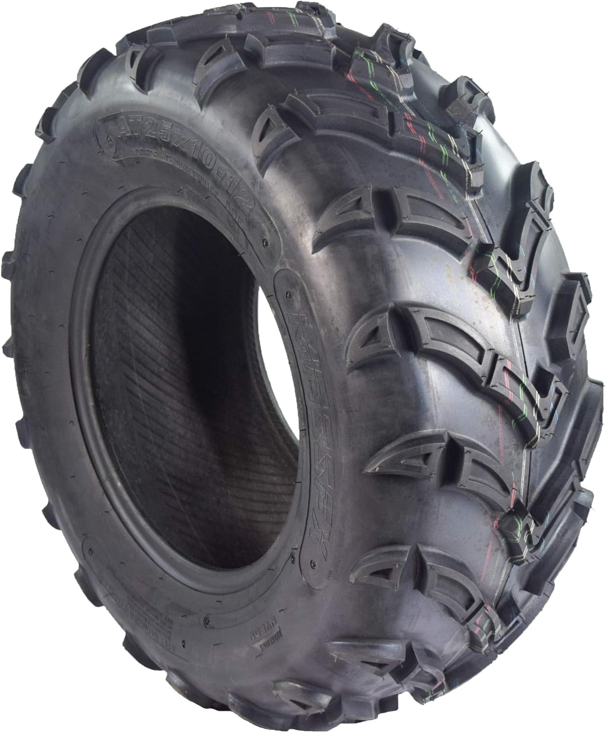 MASSFX MK251012 ATV Single Tire 25x10-12 Rear 6 Ply 1/2
