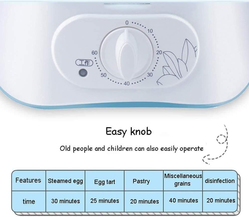 Multifunctional Layers Electric Smart Egg Boiler Cooker Household Kitchen Cooking Tool Utensil Egg Steamer Poacher(Blue)