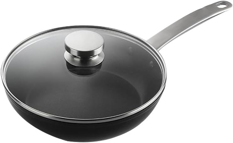 Iron Wok Cookware Accessories No Cover Utensils Stir-fry Round Bottom Stoves