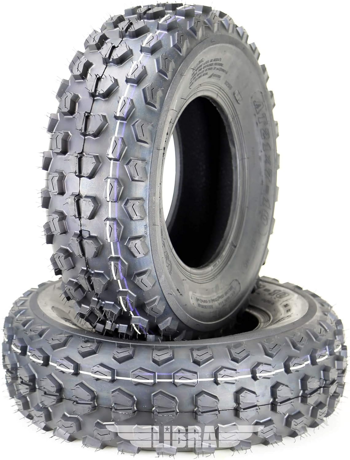 (2) 21x7-10 21x7x10 /6PRATV front tires set fit for Yamaha Blaster 200 Banshee 350