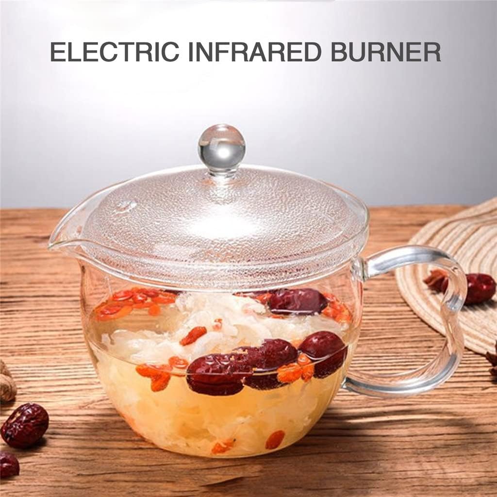 Transparent Glass Pot Creative Small Household Soup Cooking Salad Vegetable Bowl Flame Available
