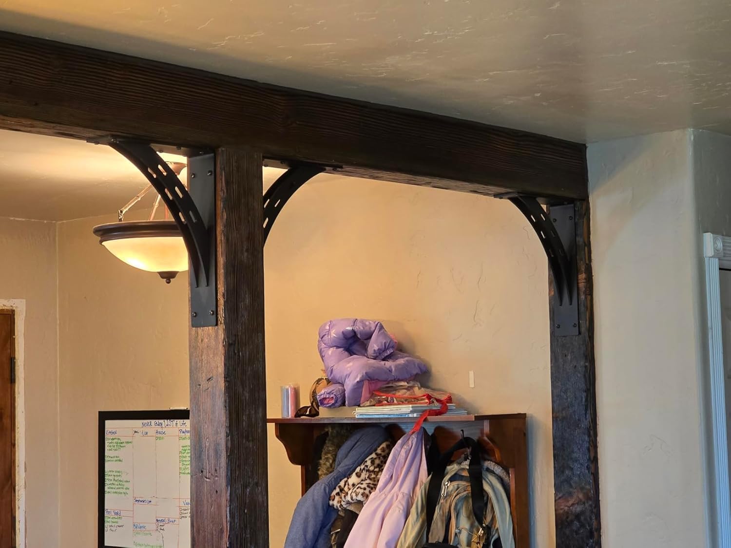 30 INCHX 19 INCH Heavy Duty Bracket,Granite Countertop Support Brackets, Heavy Duty Shelf Brackets , Max Load 1100 Lbs ,Mantel Brackets (Set of 2) - (30