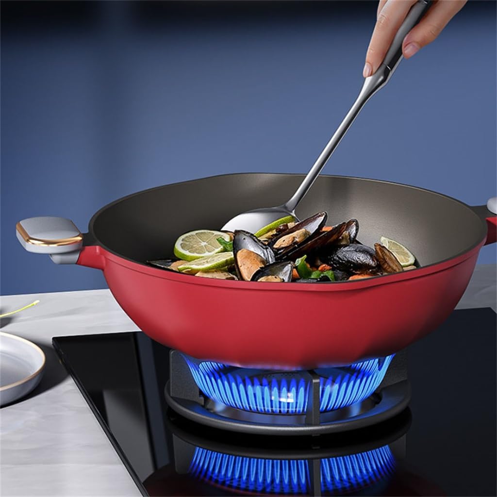 Non-stick Frying Pan Household Gas Stove Induction Cooker Universal Temperature