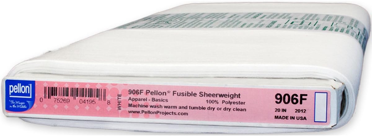 Pellon Fusible Sheerweight Interfacing 20 in. x 30 yd. White (30 Yards)