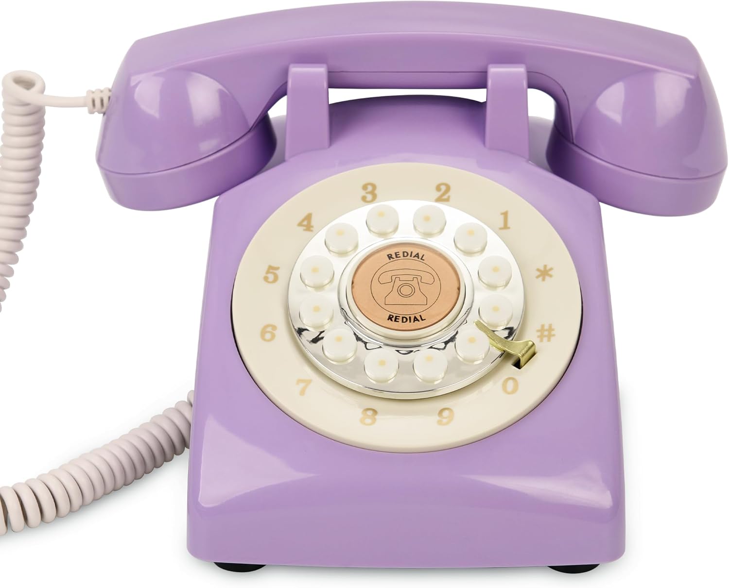 Audio Guest Book Wedding Phone, Preserve Your Special Occasions, Customized Audio Messages, Like Leaving A Voicemail Message, for Wedding, Party, Confession (Art Deco, Purple)