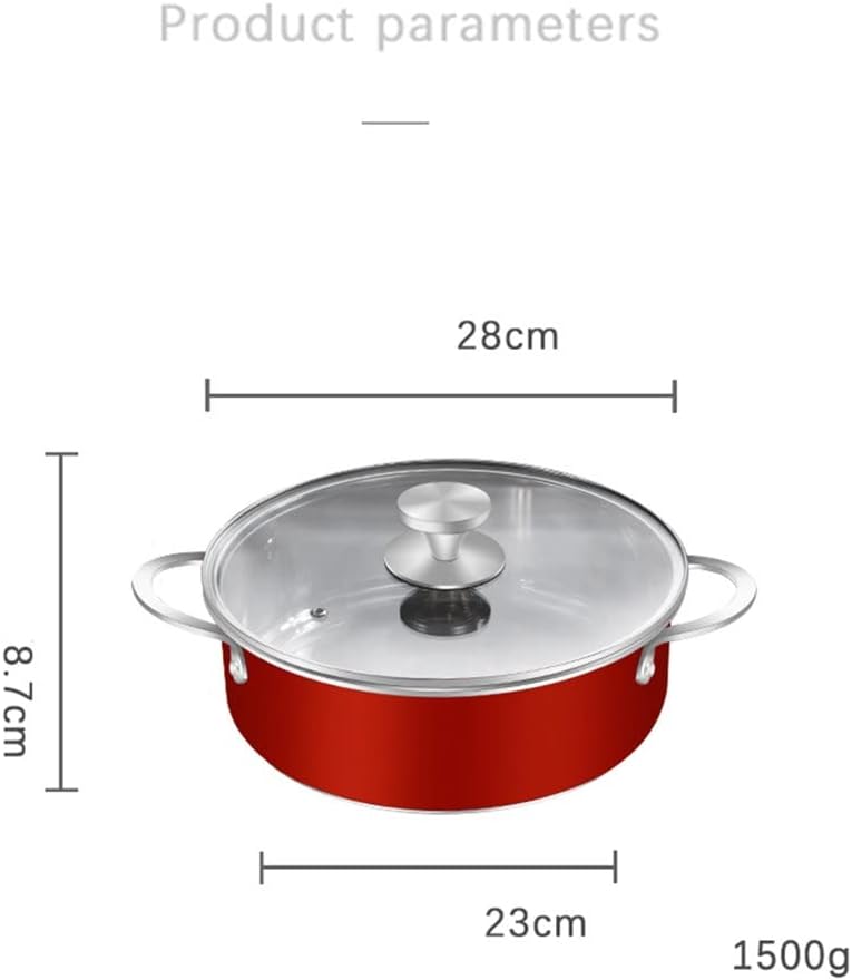 Stainless Steel Everyday Pan Cookware With Lid 28Cm Hot Pot Cooking Kitchenware
