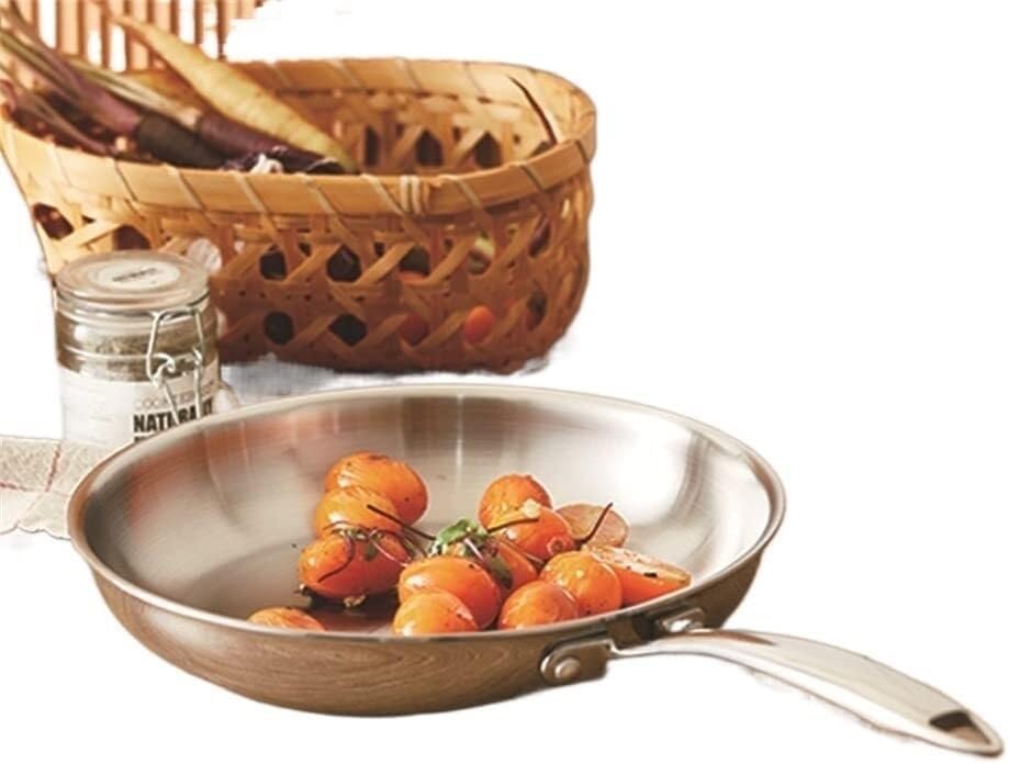 Non-Stick Frying Pan Cooking Pot Fried Steak 304 Stainless Steel Pan Skillet Egg Gas Stove Cooker Oven (Color : D, Size : 28cm)
