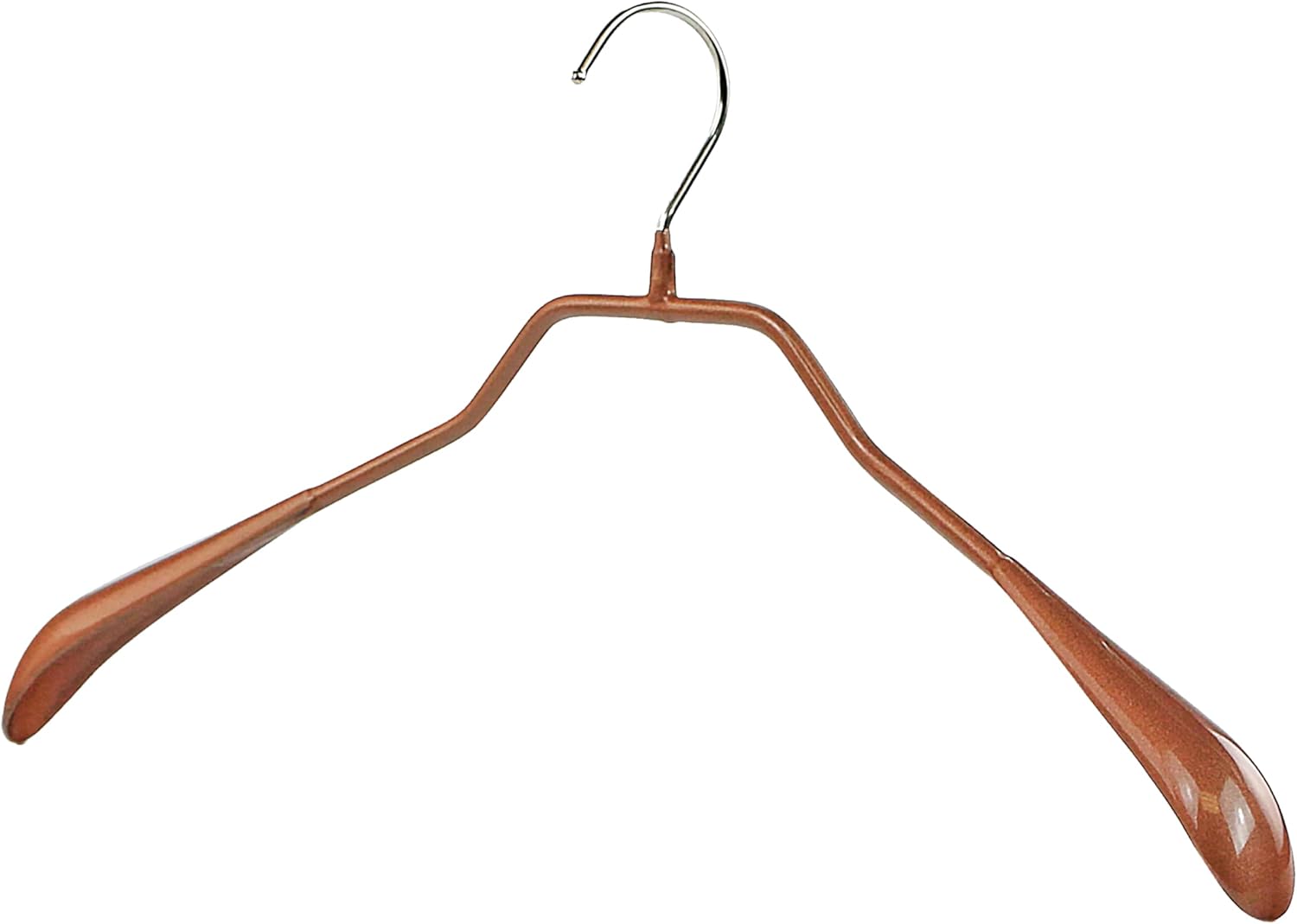 Mawa Narrow Petite Clothing Hangers, Steel Hanger with Non-Slip Coating, for Shirts, Dresses, Suits, Pants, Skirts, Camisoles, Jackets, 360-degree Rotatable Hook, Set of 50, Silver