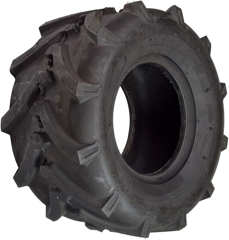 AlveyTech 18x8.50-8 Tire for Go-Karts and ATVs - Replacement QD148 V-Tread Tubeless 4-Ply Pneumatic Durable Rubber Tires for, Gas or Electric Go-Kart, Dune Buggies, Quad Dirt Pit Bikes, 4-Wheeler Part