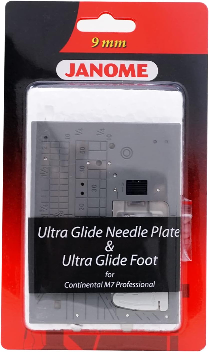 Janome Ultra Glide Foot and Needle Plate Set U for M7