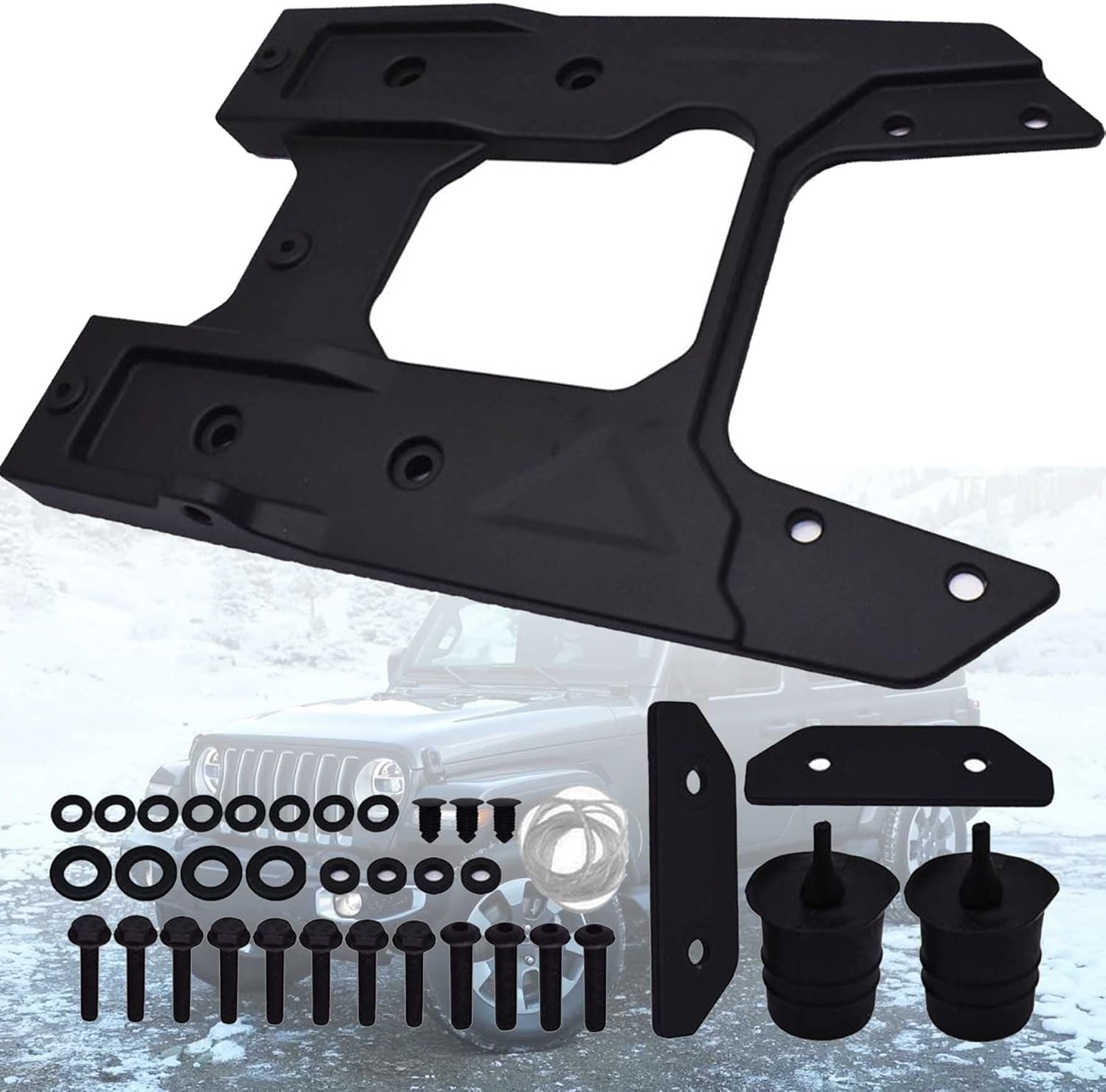 munirater Spare Tire Hinge Reinforcement Kit Replacement for 2018 2019 Wrangler JL 82215356AB
