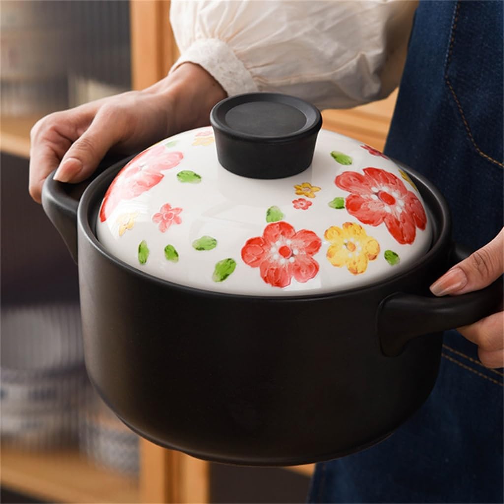 Ceramic Casserole Dish For Home Use Gas Cooker Stir-frying Cooking Porridge Soup Stewing Rice