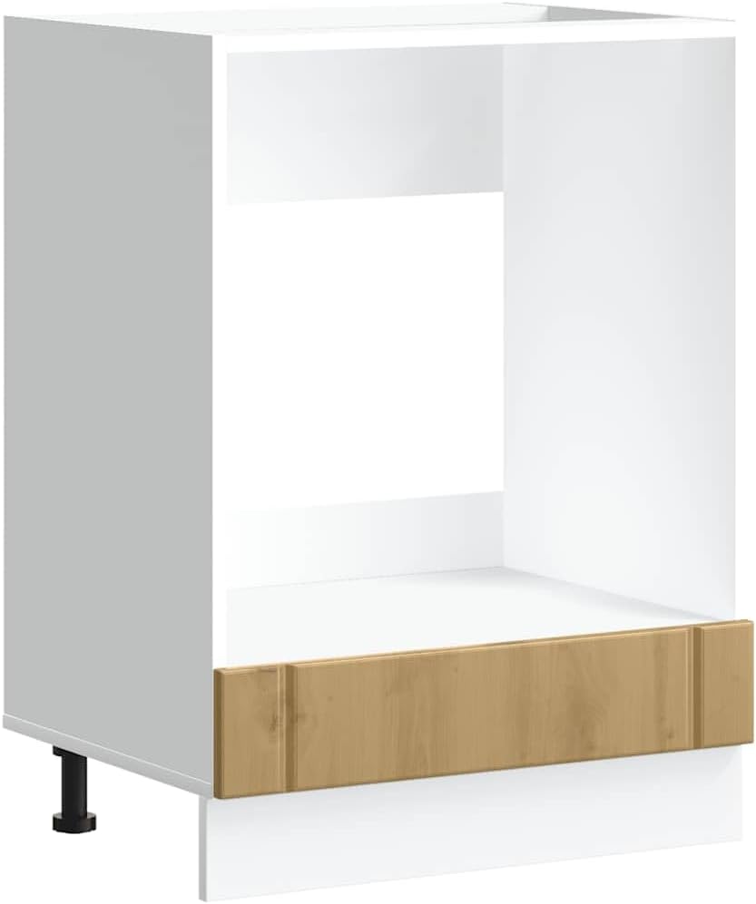 vidaXL Oven Cabinet Artisan Oak Engineered Wood Compact Adjustable Feet