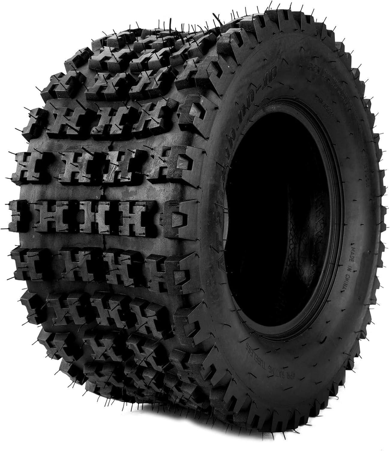 PHILTOP ATV/UTV 18x9.5-8, 4 Ply, 2pc ATV Tires Perfect for Go Kart, Racing, Four Wheeler, Quad, Mud/Sand Trail Off Road