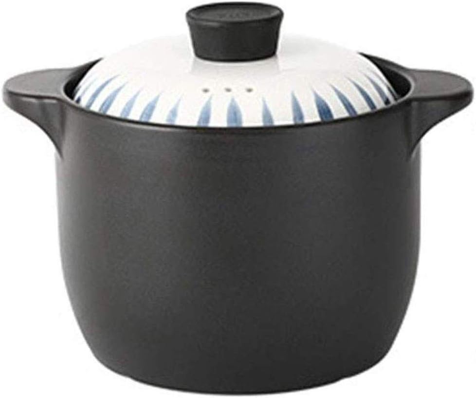 Casserole - Cooker Home Flame Gas Soup Pot Stone High Temperature Porridge Ceramic(4L)