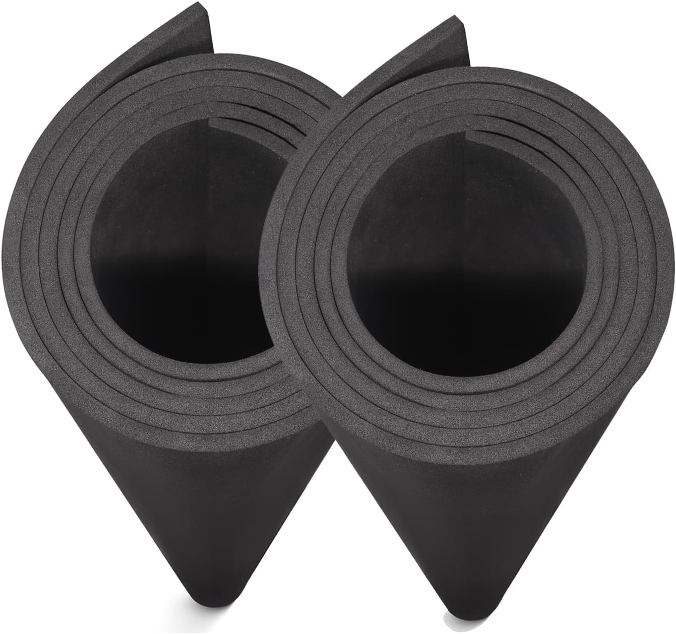 MEARCOOH EVA Foam Cosplay Black 20mm Thick (1mm to 20mm) Large 35.5
