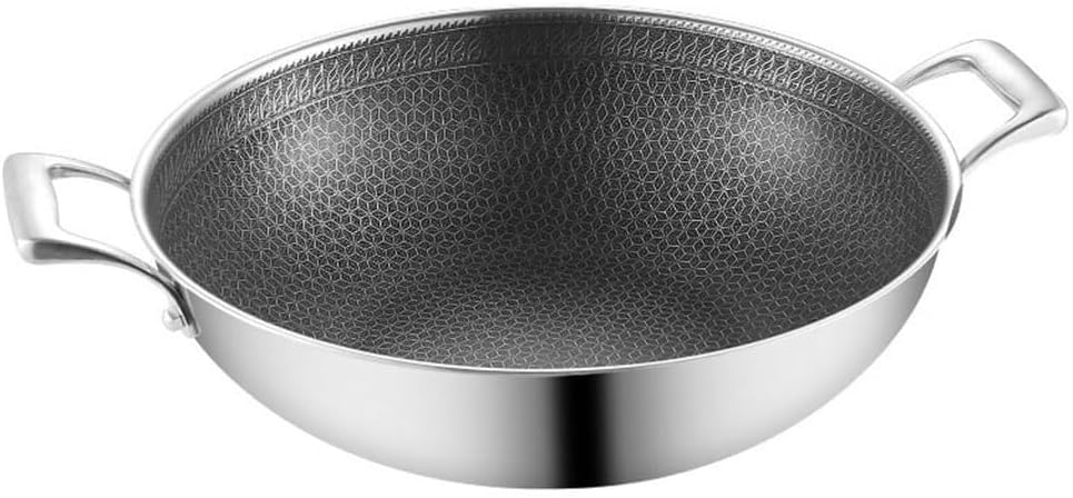 Stainless Steel Frying Pan Non-Stick Frying Pan Induction Cooktop Gas Universal Flat Bottom Speciality