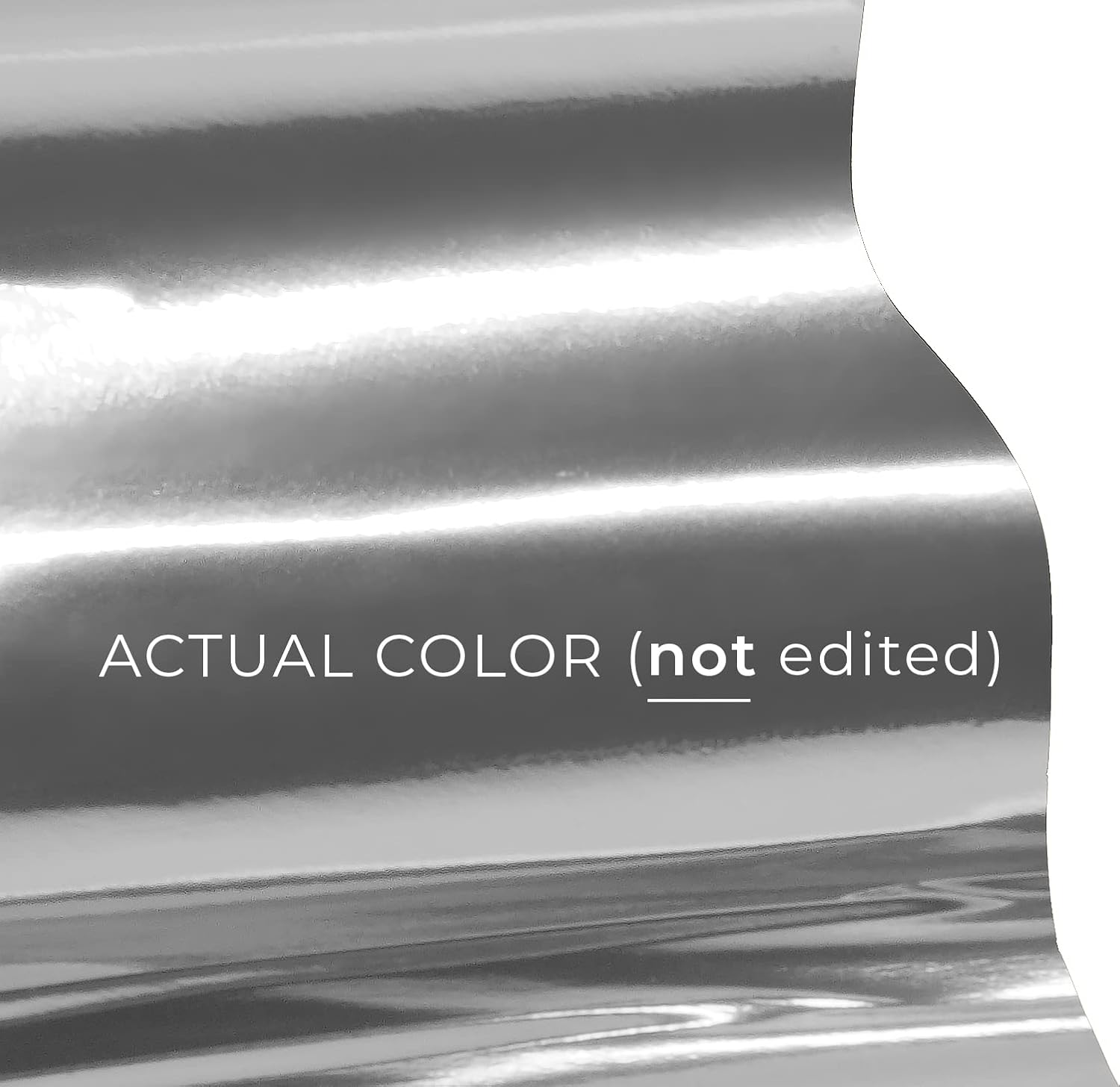 VViViD Chrome Silver Gloss DECO65 Permanent Adhesive Craft Vinyl for Cricut, Silhouette & Cameo (300ft x 11.8