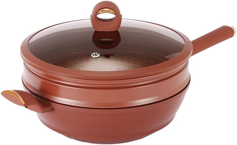 Sand Non-stick Pan Micro-pressure High-end Titaniums Alloy Steamer Wok