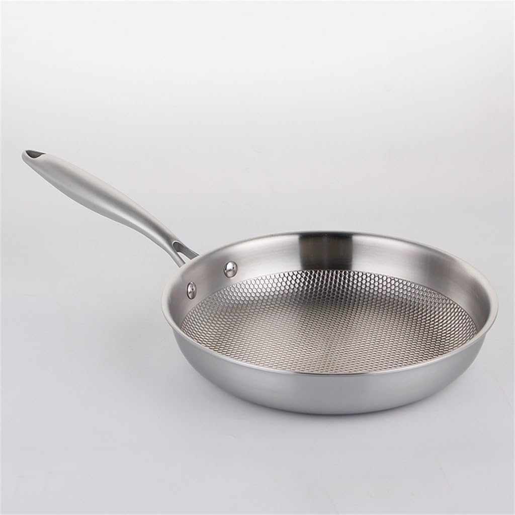 Korean Five-layer Steel Pressed Grain Frying Pan Western-style Steak