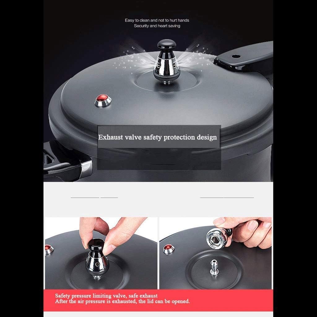 Pressure Cooker Aluminum Alloy Pressure Cooker Small Mini Explosion-Proof Pressure Cooker Household Gas Household,One Color-0.1 Quarts