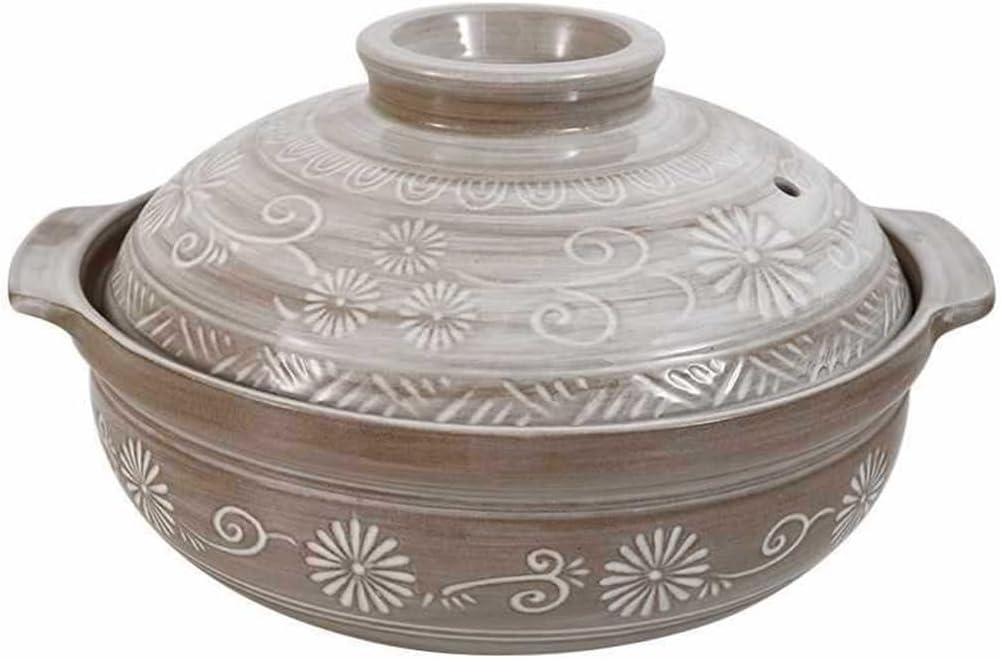 Casserole Stew Pot Household Soup Stoneware Rice Noodles Clay Flat Bottom Porcelain Pots
