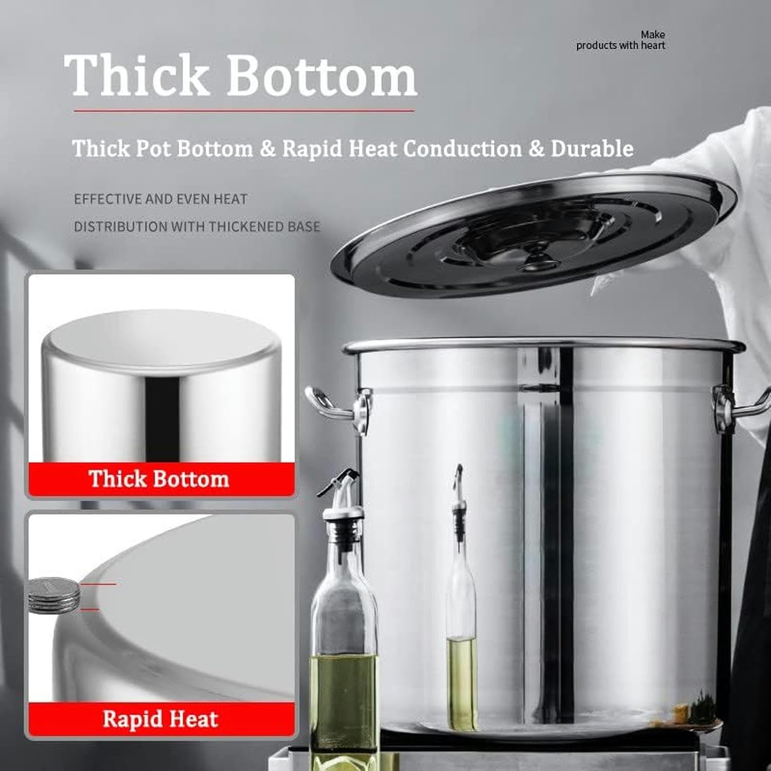 4-Piece Stainless Steel Tamale Steamer Pot Crab Seafood Stock Pot with Hanging Strainer Basket and Non-Stick Steamer Sheets Piece Great for Water Bath Canning Pot,35x35cm(40x40cm)