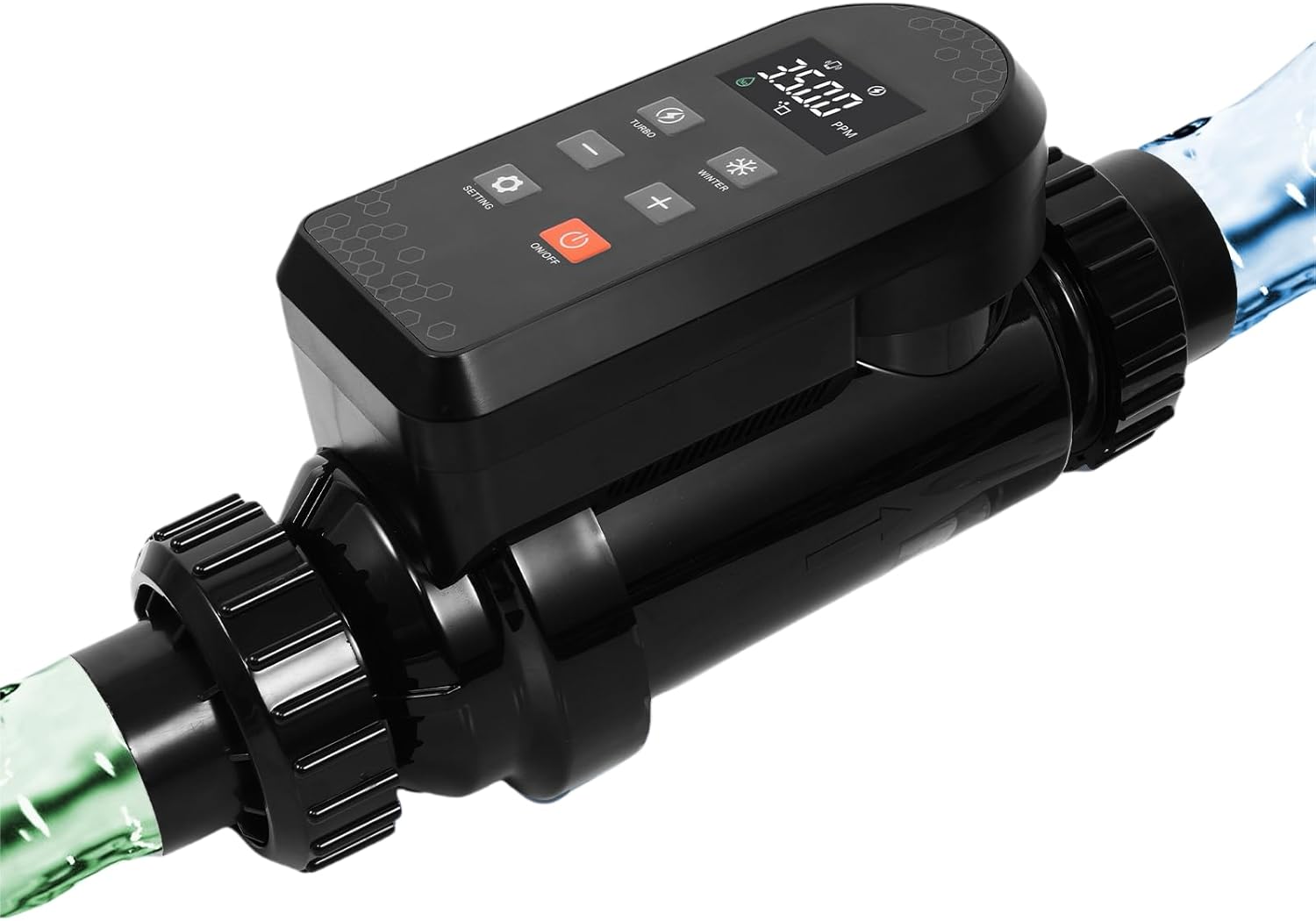 Salt Chlorine Generator for 50,000-Gallon Inground, Salt Cell for Pool, Self-Cleaning Chlorinator with Titanium Plates, Salt Water Pool Chlorinator System