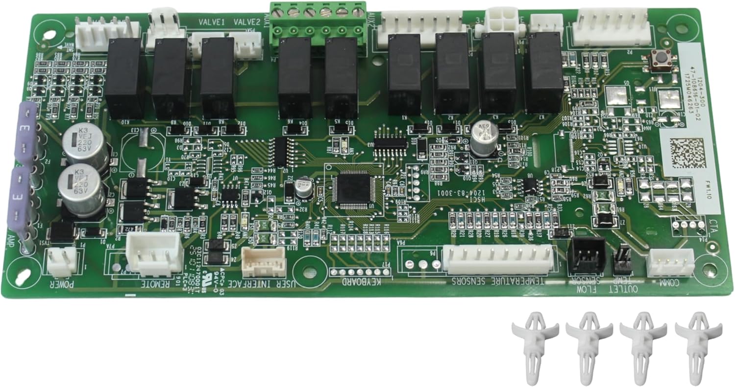 Raypak 100-10000389 Digital Control Board | Replacement for Crosswind / Heat Pump Swimming Pool and Spa Heaters