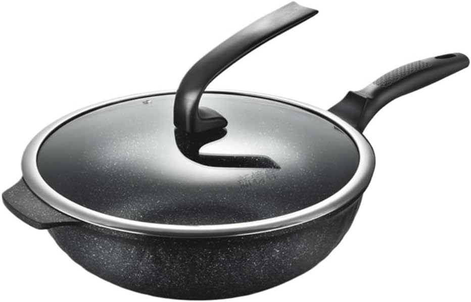 Maifanshi Non Stick Pot Household Flat Bottomed Stir Fry Aluminum